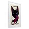 Stupell Industries Cocktails Le Chat Poster Framed Print Under Glass, design by Annabelle Hall